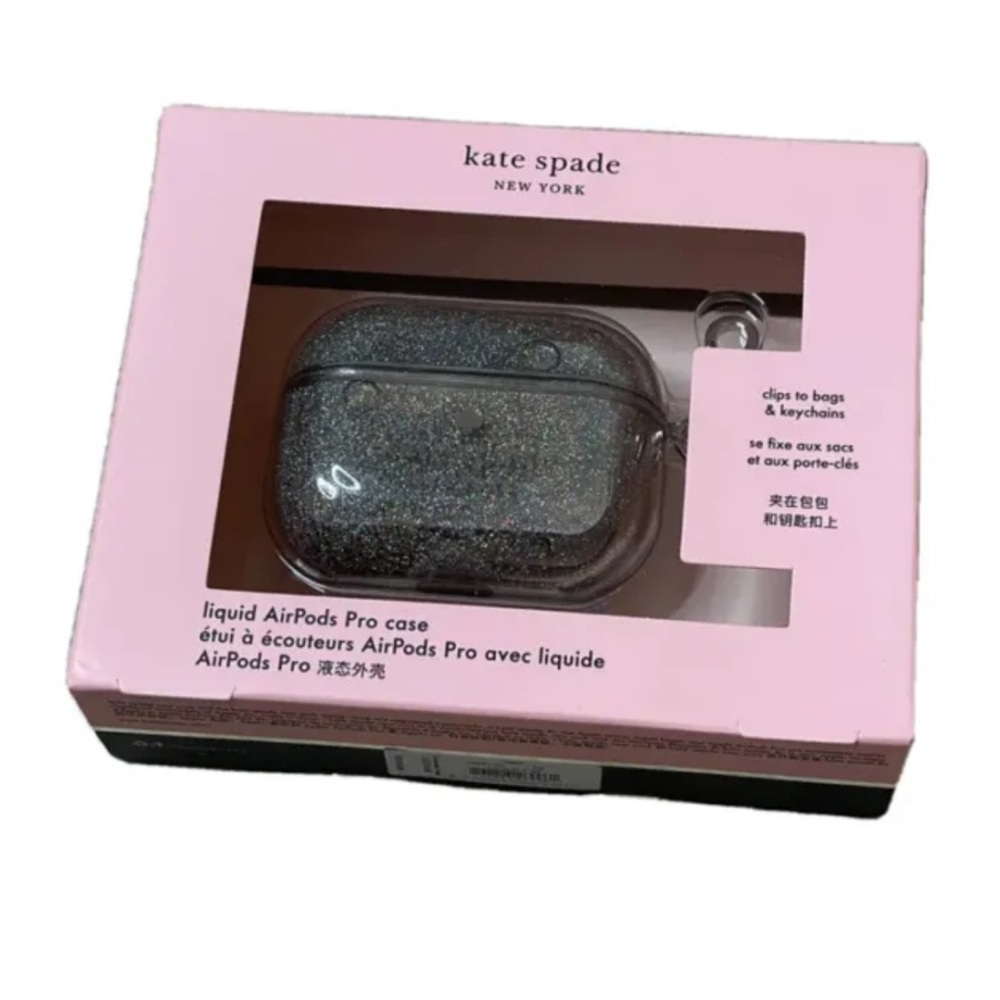 Kate Spade Air Pod Pro Liquid Glitter Case
